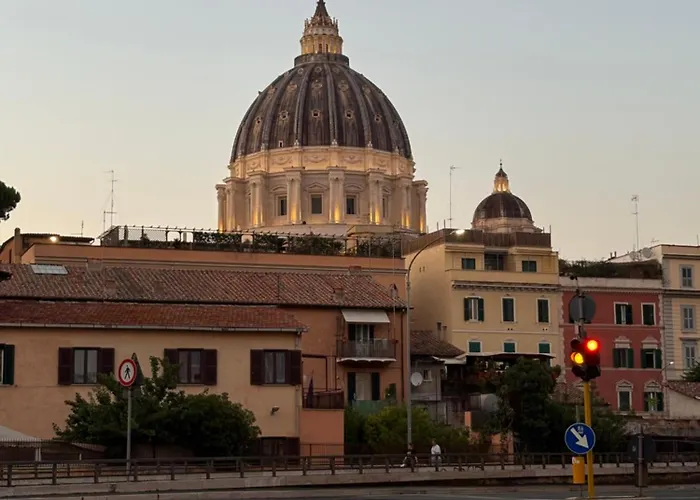 Daire San Pietro Street 9 - Luxury With Terrace And Dome View Roma